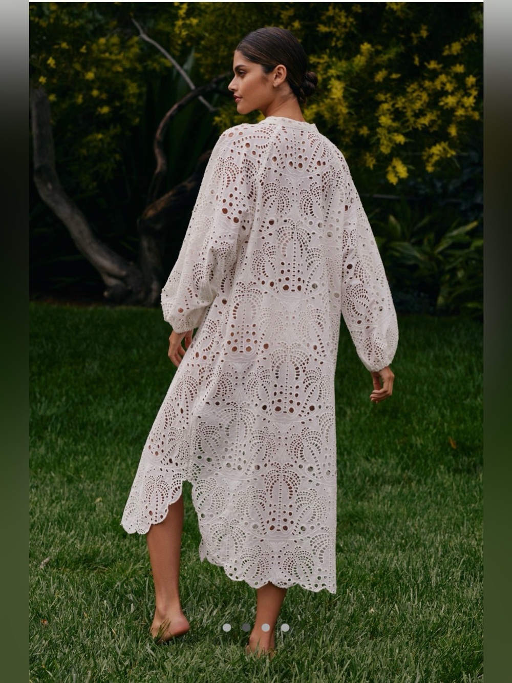 Farm Rio Long Eyelet Duster - Picture 3 of 10